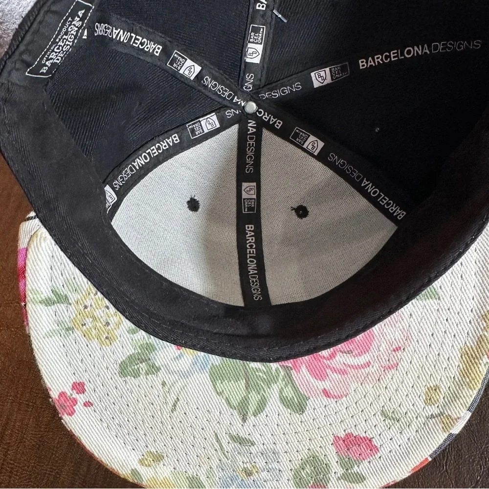 Dope Cap with Floral Brim SnapBack